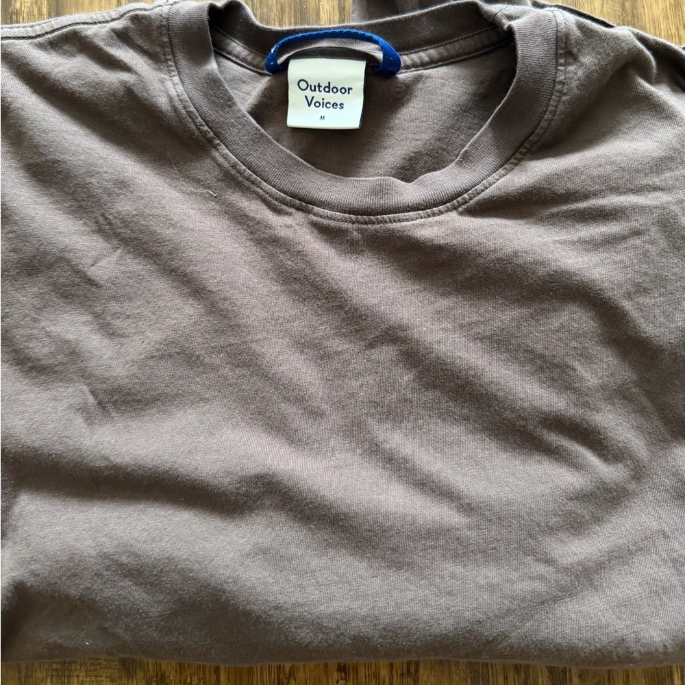 Outdoor Voices Brown Crew Neck